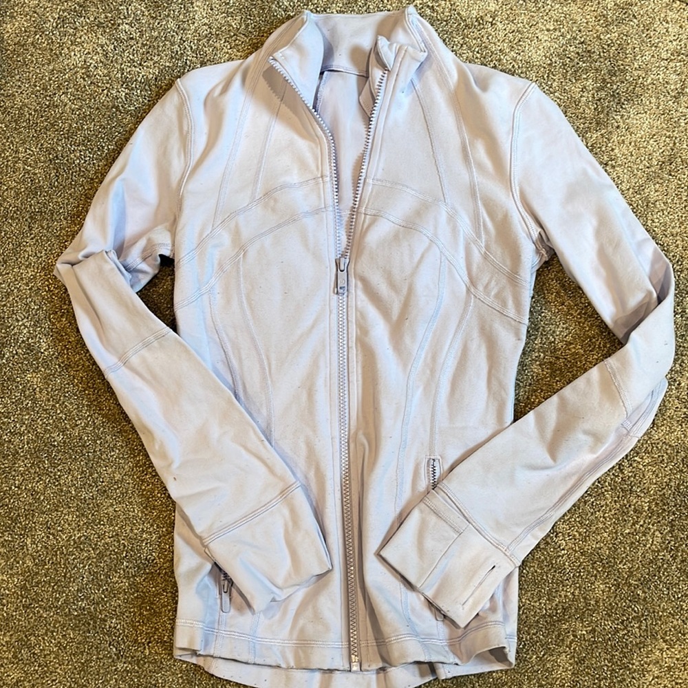 Lululemon Lilac Align Jacket Size 4 Fitted.